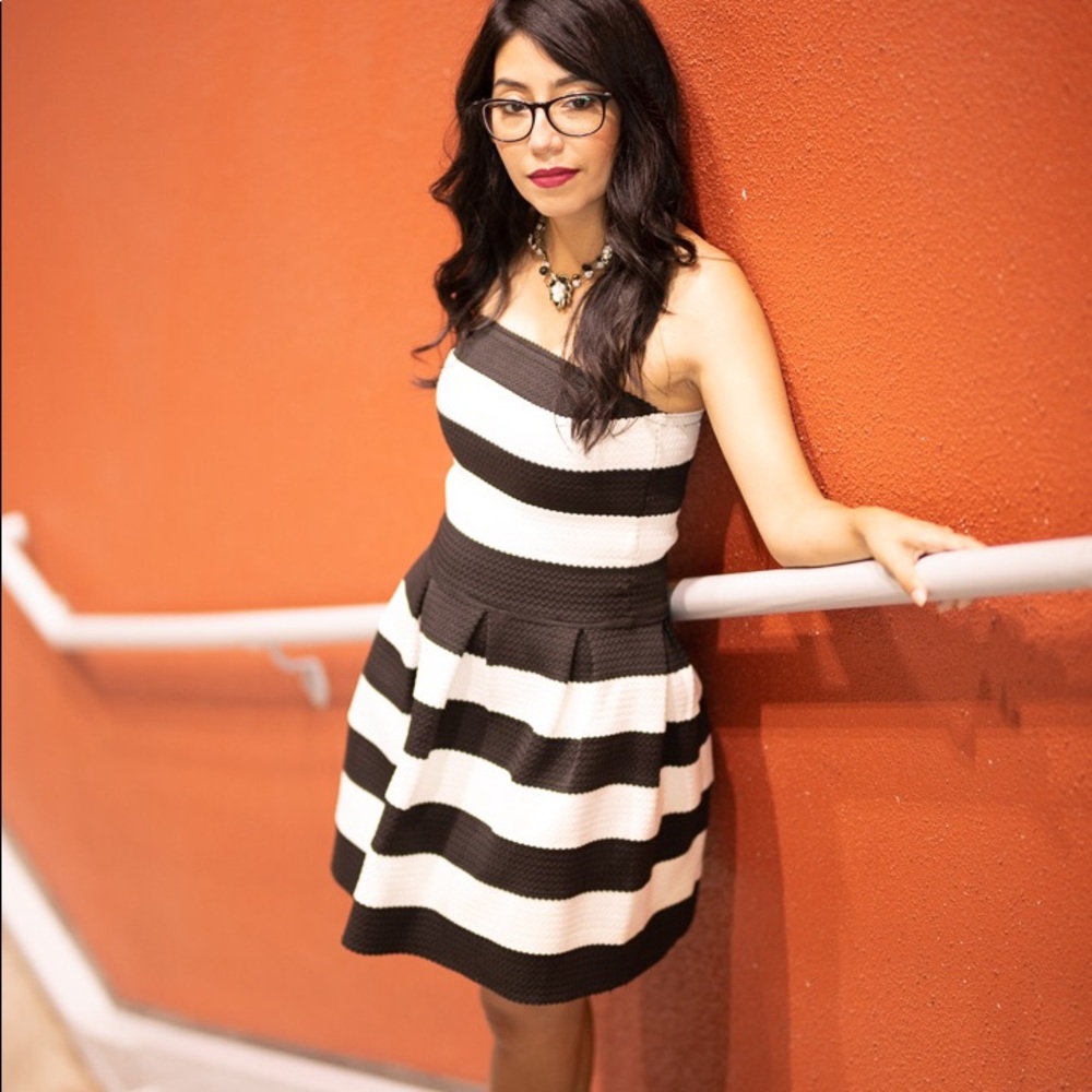 Black and White Dress